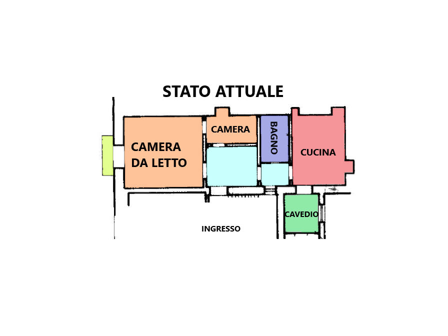 Planimetria di Appartamento elegante