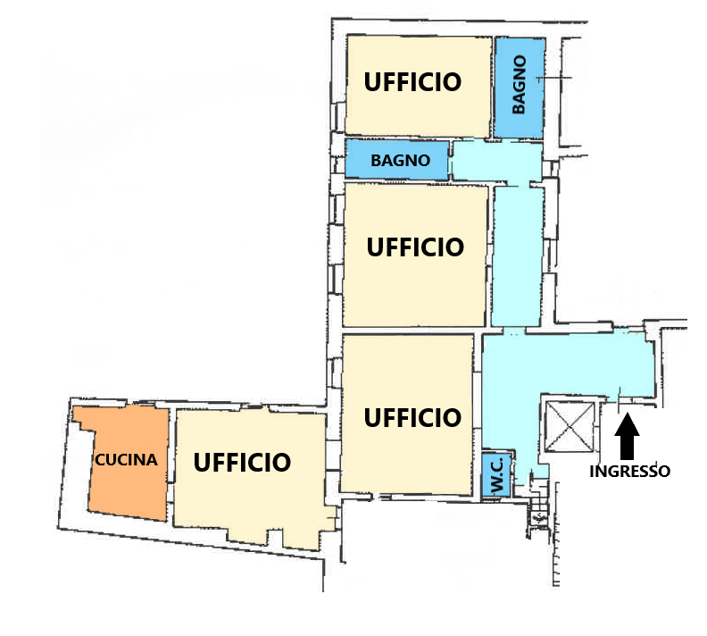 Planimetria di Ufficio di prestigio a Trani (zona porto)